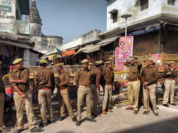 धर्मसभा को देखते हुए प्रशासन ने सुरक्षा के पुख्ता इंतजाम किए थे