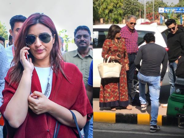 अपने परिवार के साथ मुंबई रवाना हुईं परिणीति