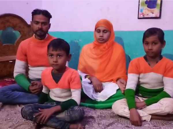मुस्लिम परिवार करता है वंदे मातरम का समर्थन