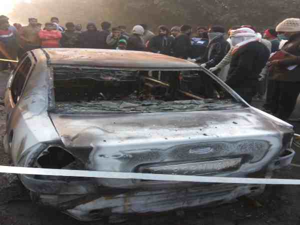 आग लगने के बाद कार अंदर से हो गया लॉक, इंजीनियर की जलकर दर्दनाक मौत