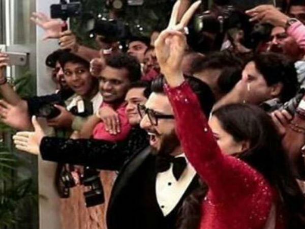 दीपिका पादुकोण और रणवीर सिंह की शादी का जश्न जारी है 