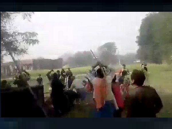 Jaunpur: bloody-fight between farmers, 7 injured, video viral