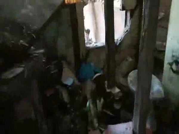 sudden explosion in the house at Rampur 