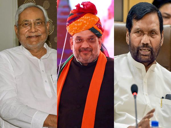 तीन राज्‍यों में बीजेपी की हार के ठीक 12वें दिन हो गया बिहार में सीट बंटवारे का ऐलान