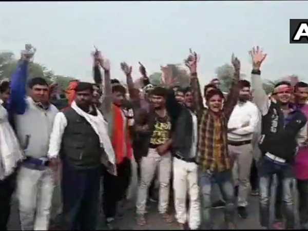 Rajasthan election results Sachin Pilot Supporters block road in Karauli