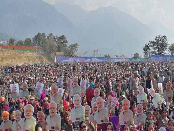 PM Narendra Modi rally in Himachal Pradesh