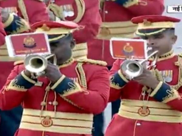 Beating the retreat ceremony Raisina Hill Delhi Republic Day 2019