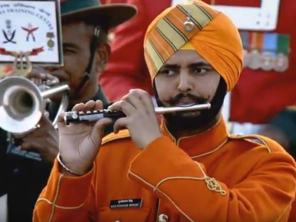 Beating the retreat ceremony Raisina Hill Delhi Republic Day 2019