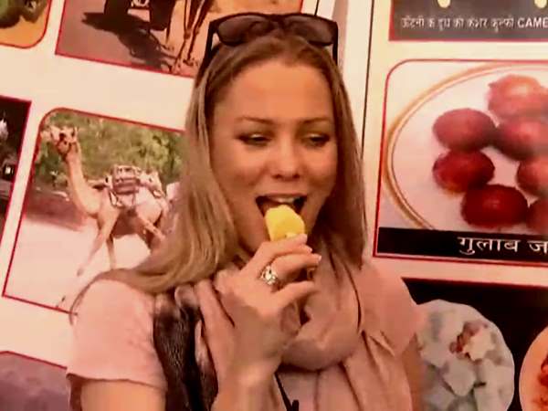 Ice Cream Made from Camel Milk Sold in Camel Festival Bikaner