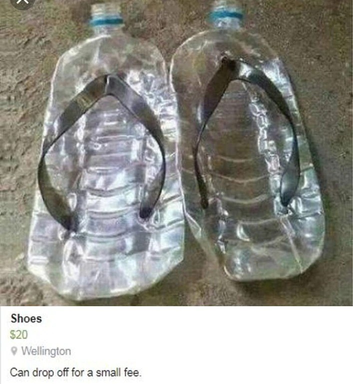 A New Zealand Woman sells plastic thongs for Rs 1,400 on facebook
