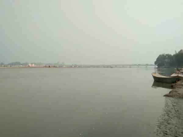saints are displeased by government for polluted river ganga in farrukhabad