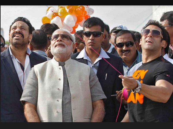 जब मोदी और सलमान खान मिले