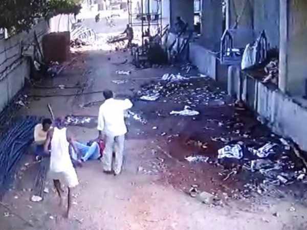 अचानक लोहे का सरिया सिर पर आ गिरा