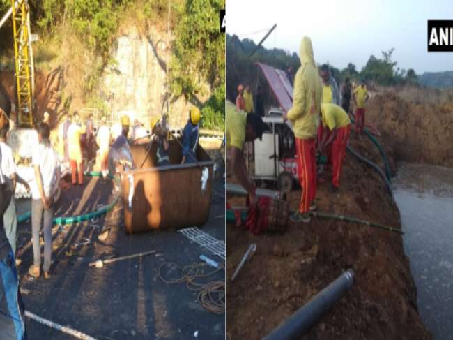 Meghalaya Miners: NRDF is coordinating with agencies, total water discharge pumped out is 1,80,000 Liters Meghalaya Miners: NRDF is coordinating with agencies, total water discharge pumped out is 1,80,000 Liters