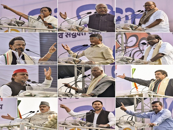 एक स्वर में 'मोदी-हटाओ' के लगे नारे