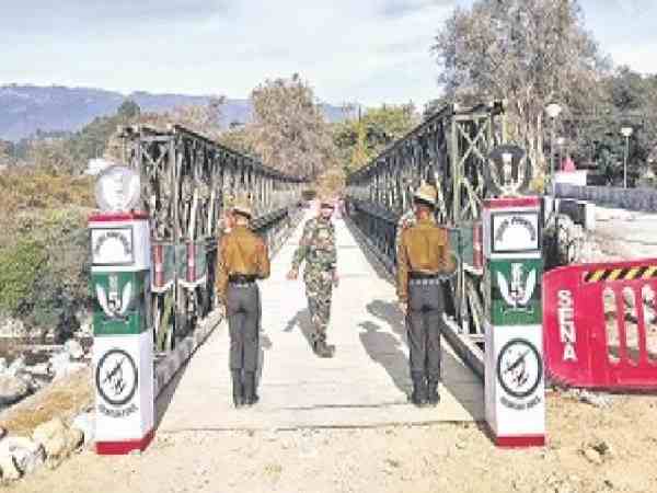 Army built bridge after collpase within five days Army built bridge after collpase within five days