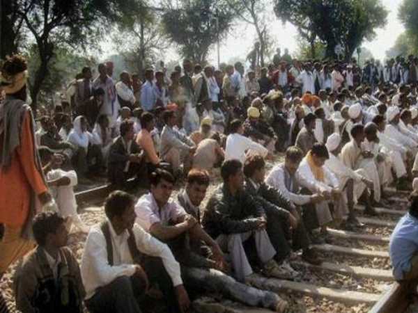Roadways buses shut down due to Gujjar Reservation movement Roadways buses shut down due to Gujjar Reservation movement