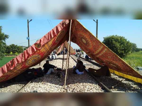 Bikaner nagaur highway jam in ajmer due to Gurjar aandolan