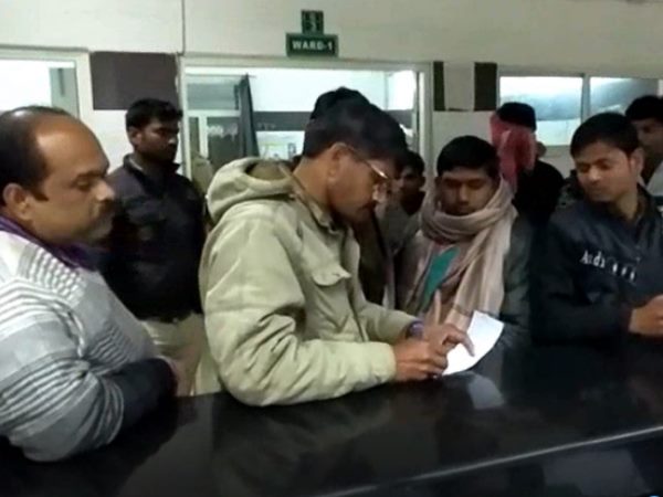 man seriously injured during harsh firing