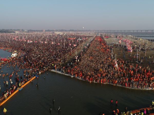 basant panchami shahi snan at kumbh mela 2019 basant panchami shahi snan at kumbh mela 2019