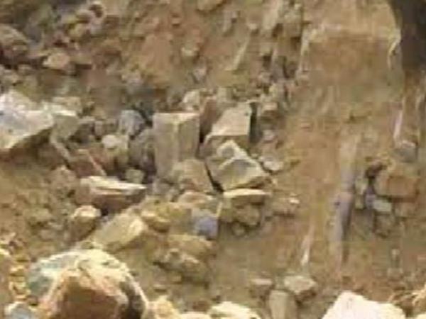 two dead including bjp leader during quarrying in lalitpur