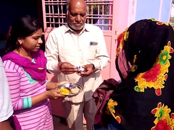 Celebration on the birth of daughter in Sagar District Madhya Pradesh Celebration on the birth of daughter in Sagar District Madhya Pradesh