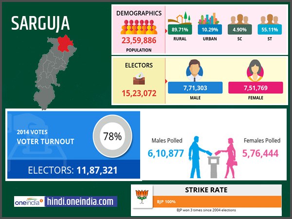 profile of Surguja lok sabha constituency profile of Surguja lok sabha constituency