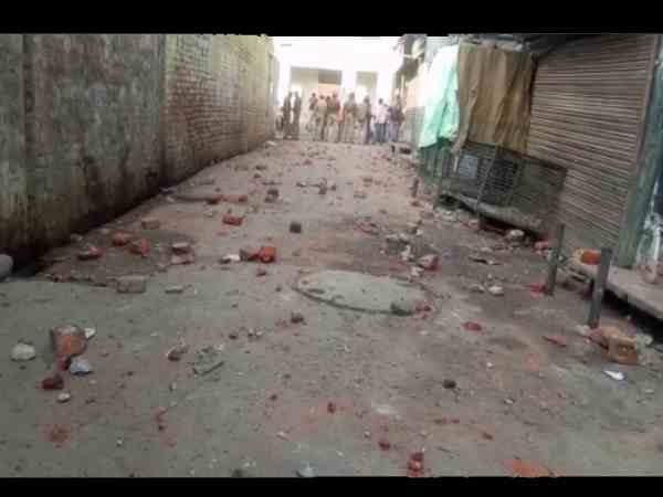 Stone pelting on Ram Barat in Bareilly