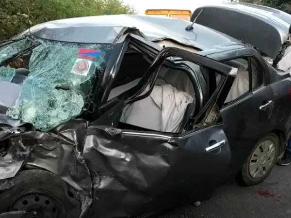 अयोध्या से दर्शन कर लौट रहा था परिवार