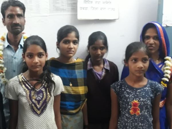 Husband wife married again when they meet after ten year at Baran 