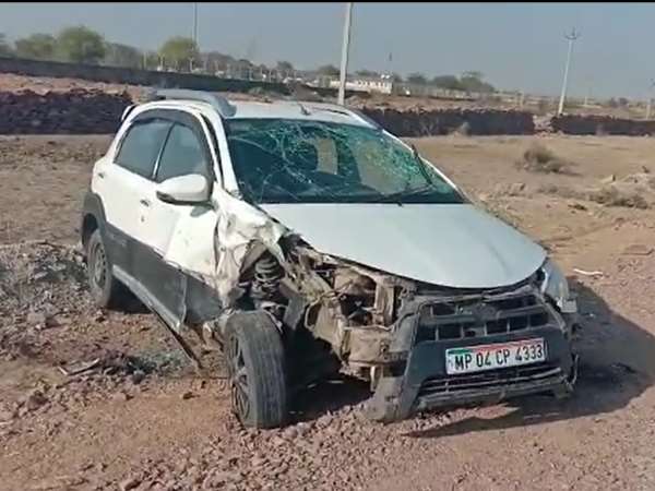 Bhopal police retired DSP died in accident in Rajasthan Bhopal police retired DSP died in accident in Rajasthan