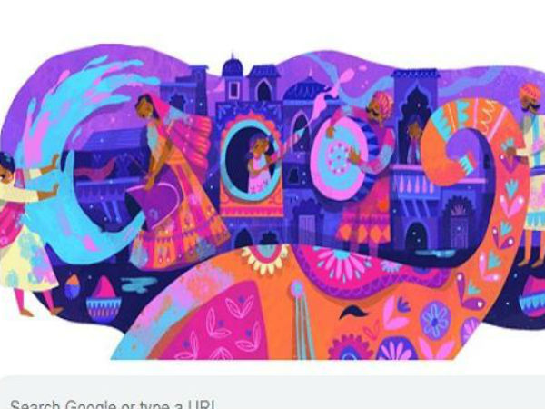गूगल ने जारी किया रंगीला डूडल 