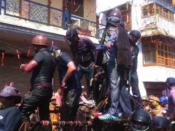 Famous laat sahab holi of city