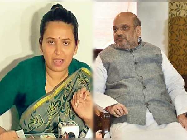 रेशमा पटेल ने अमित शाह पर साधा निशाना
