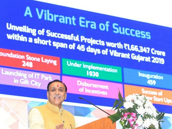 Gujarat: CM Rupani says- Projects worth over 166000 crore initiated by our govt
