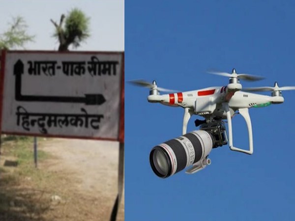 श्रीगंगागनर के हिन्दुमलकोट इलाके में ड्रोन