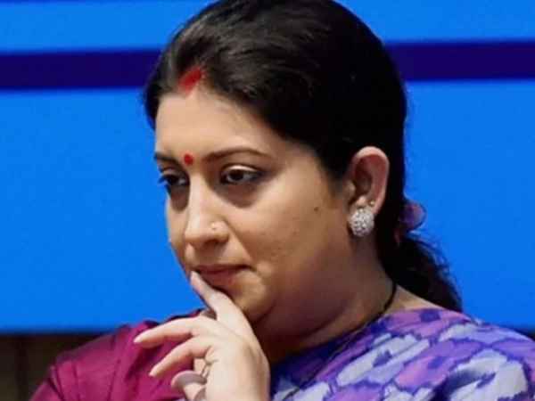 स्टार प्रचारक के रूप में जनसभा को संबोधित करेंगी स्मृति ईरानी