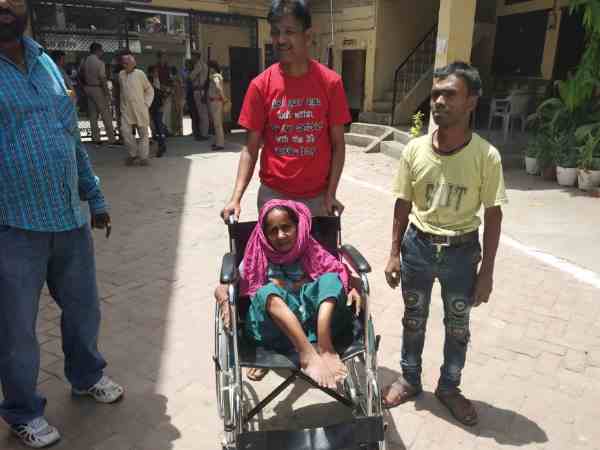 ox attacked woman at polling booth