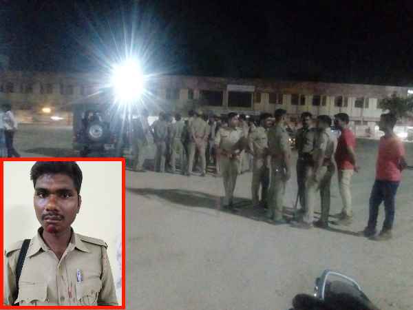 stone thrown between Congress and BJP supporters stone thrown between Congress and BJP supporters