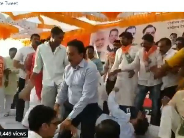 जलगांव रैली में हिंसा पर बीजेपी को घेरा