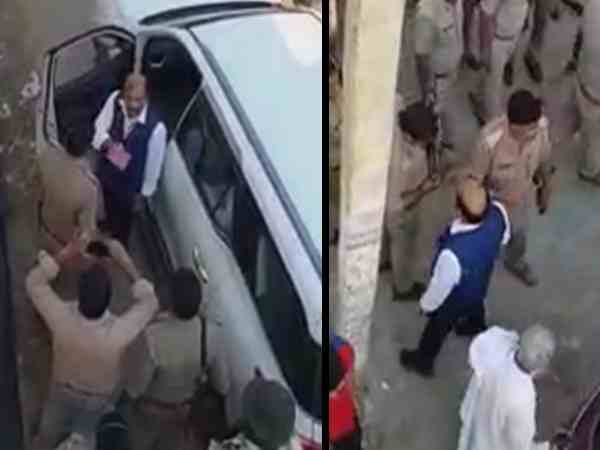 video viral of amroha candidate danish ali argues with inspector video viral of amroha candidate danish ali argues with inspector