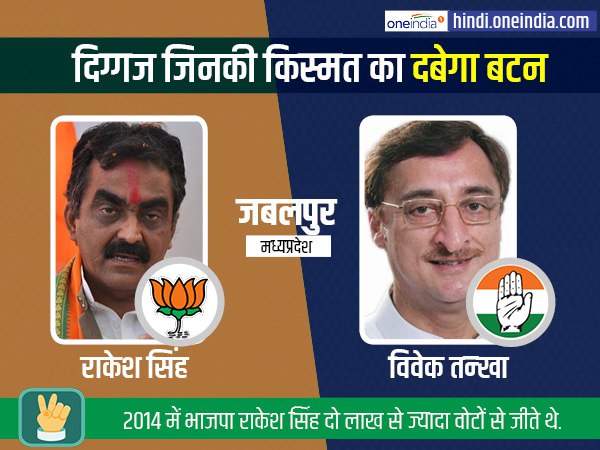 जबलपुर में हैट्रिक लगा चुके राकेश सिंह के सामने विवेक तन्खा