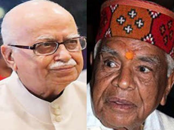 BJP leader Babulal gaur Support to LK advani Blog Post BJP leader Babulal gaur Support to LK advani Blog Post