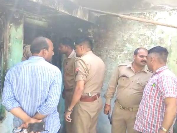 आग में झुलसकर महिला की मौत