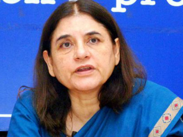 मेनका गांधी को दिया समर्थन