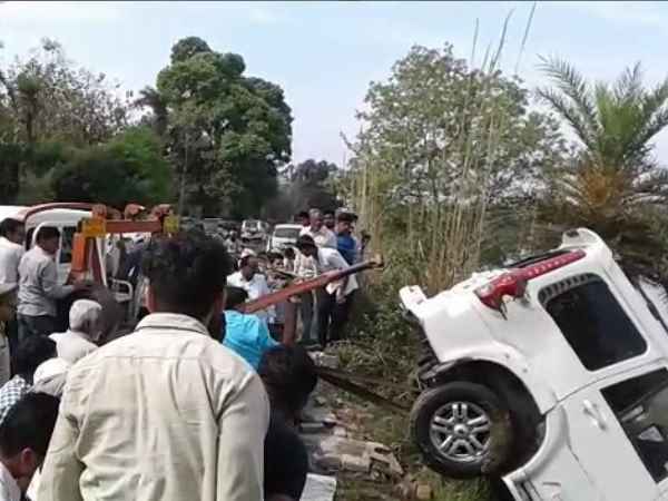 Scorpio car collapses in Gung Canal, 3 youth died in Muzaffarnagar