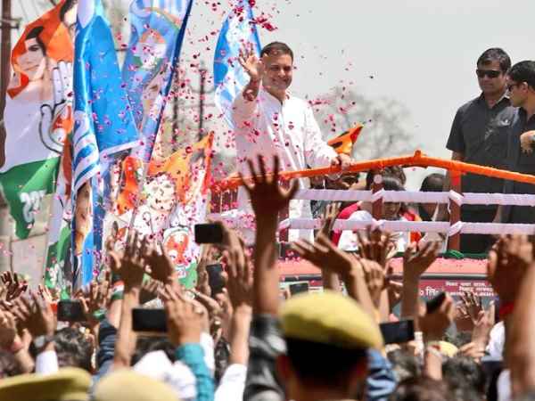 congress president rahul gandhi files nominations from amethi congress president rahul gandhi files nominations from amethi