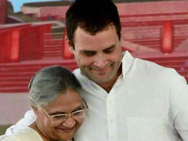 कांग्रेस ने 80 वर्ष की शीला दीक्षित को दिया टिकट