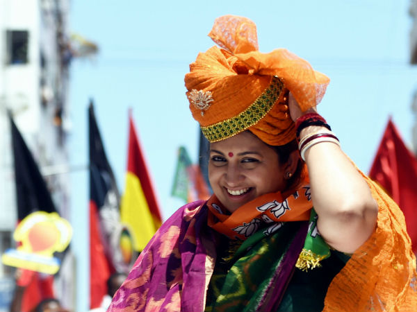 स्मृति ईरानी ने दी थी कड़ी टक्कर