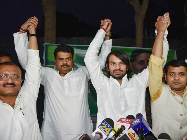 तेज प्रताप हैं सामने का संकट